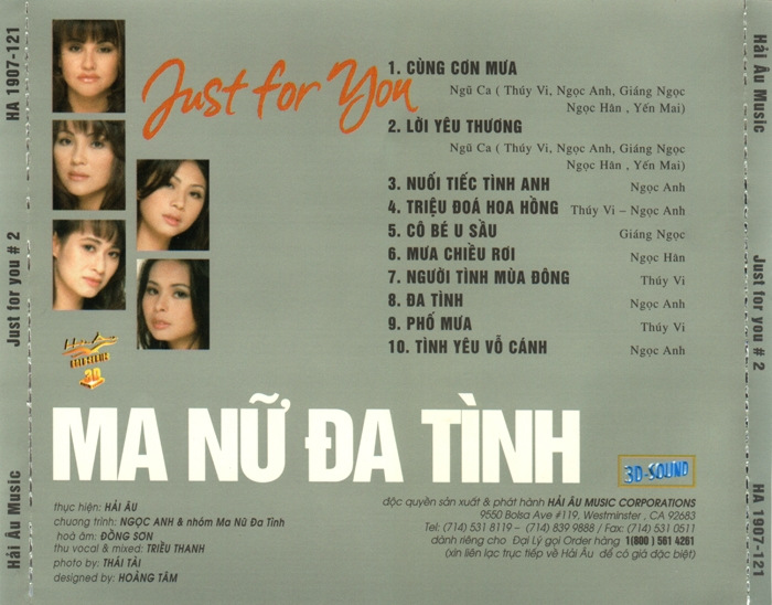 Hải Âu CD121 - Ma Nữ Đa Tình 1