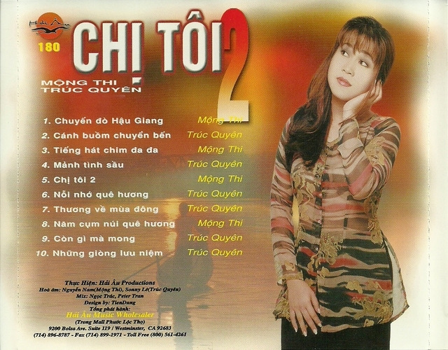 Hải Âu CD180 - Chị Tôi 2
