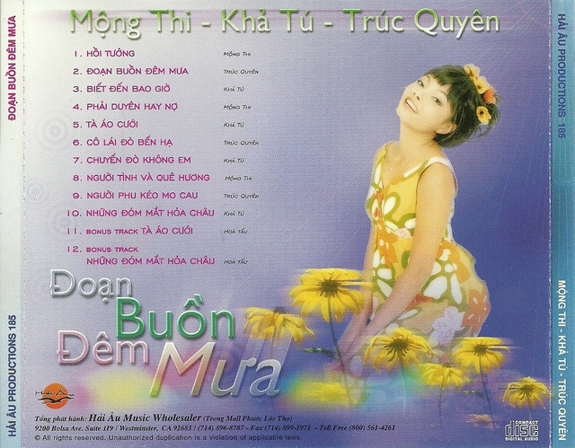 Hải Âu CD185 - Đoạn Buồn Đêm Mưa