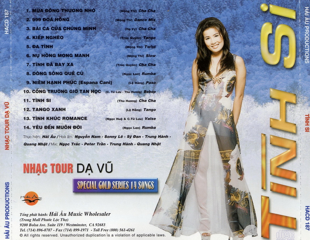 Hải Âu CD187 - Tình Si