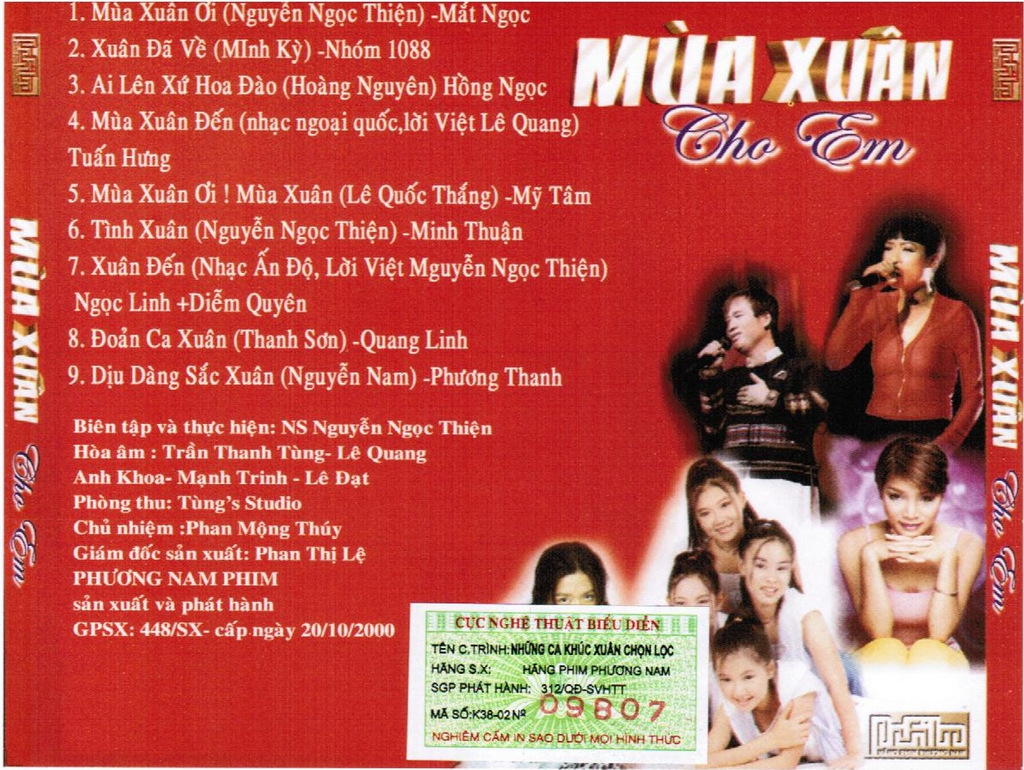 Phương Nam CD - Mùa Xuân Cho Em