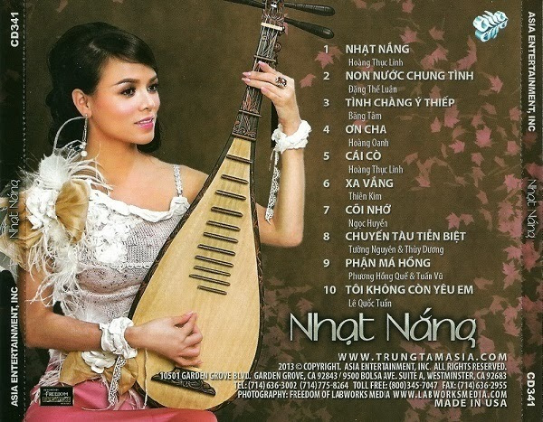 Asia CD 341 - Nhạt Nắng