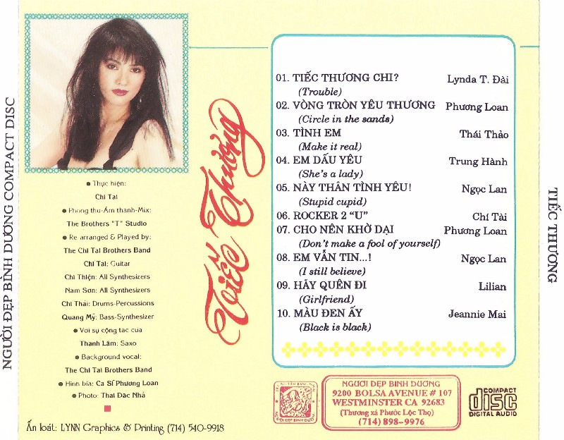 Người Đẹp Bình Dương CD - Tiếc Thương