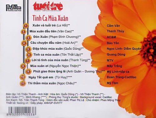 Phương Nam CD - Tình Ca Mùa Xuân