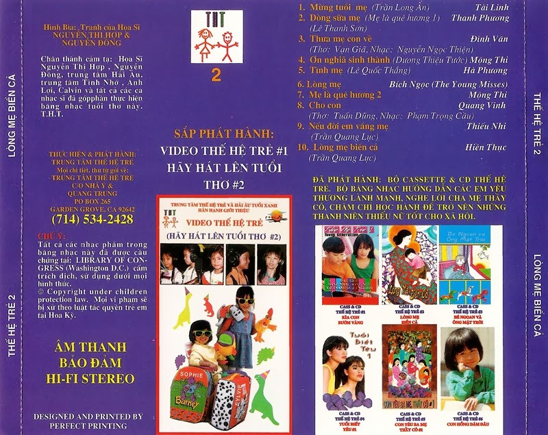 Thế Hệ Trẻ CD 002 - Lòng Mẹ Biển Cả
