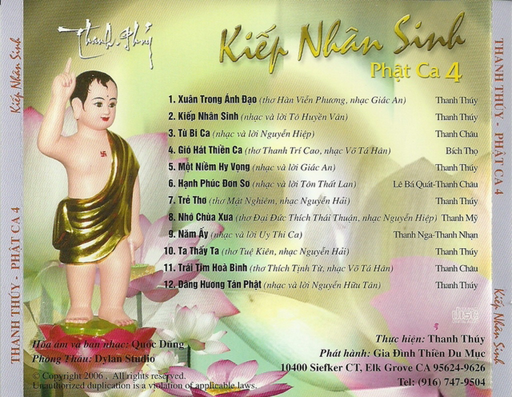 Thanh Thúy CD - Phật Ca 4 - Kiếp Nhân Sinh