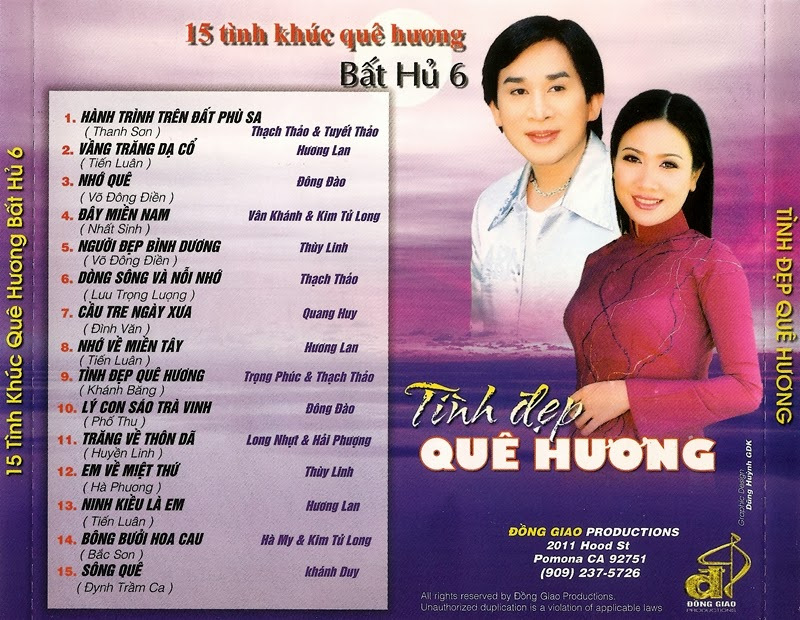 Đồng Dao CD - Tình Đẹp Quê Hương