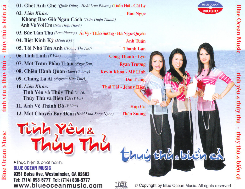 Blue Ocean CD - Tình Yêu Và Thuỷ Thủ, Thuỷ Thủ Và Biển Cả