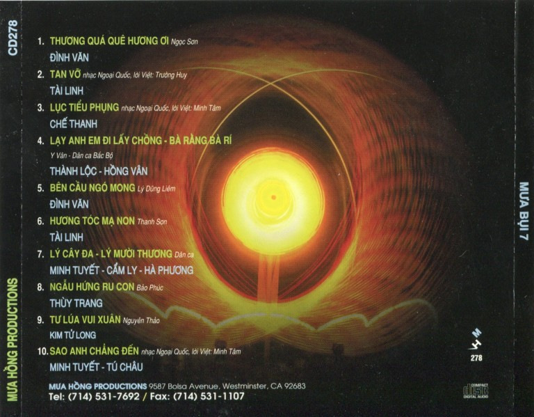 Mưa Hồng CD 278 - Mưa Bụi 7