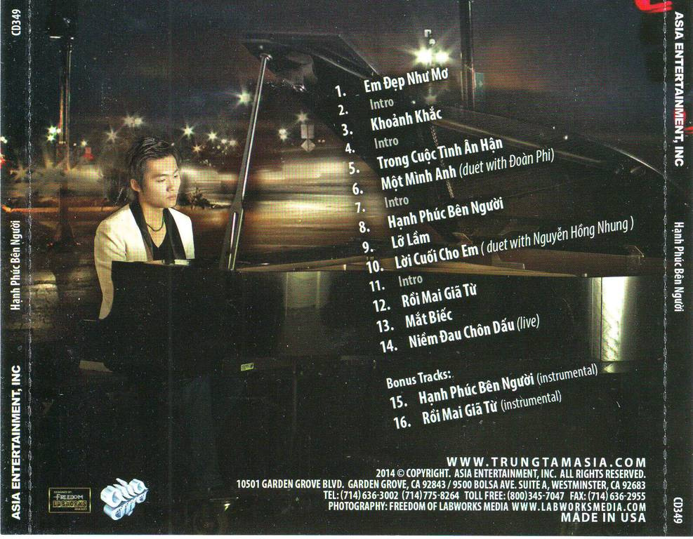 Asia CD 349 - Hạnh Phúc Bên Người