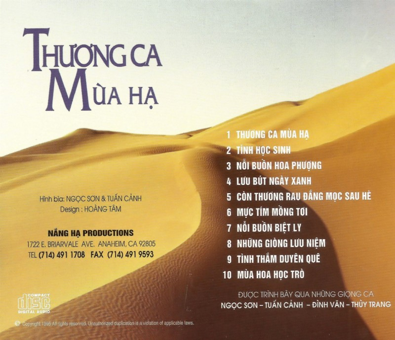 Nắng Hạ CD 021 - Thương Ca Mùa Hạ