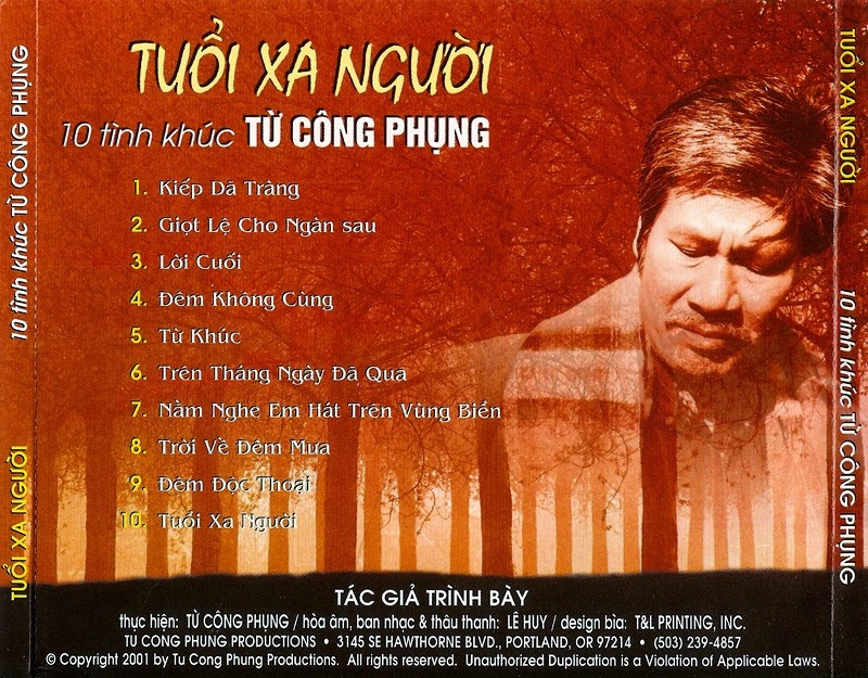 Từ Công Phụng CD - Tuổi Xa Người