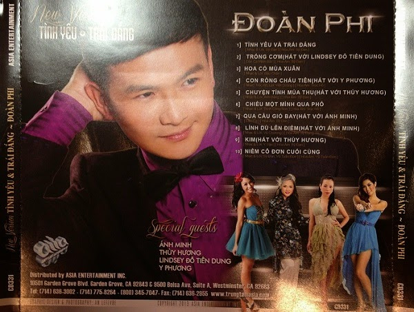 Asia CD 331 - Tình Yêu Và Trái Đắng