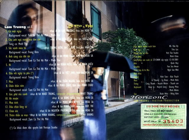 Catalogue CD 003 - Có Một Ngày