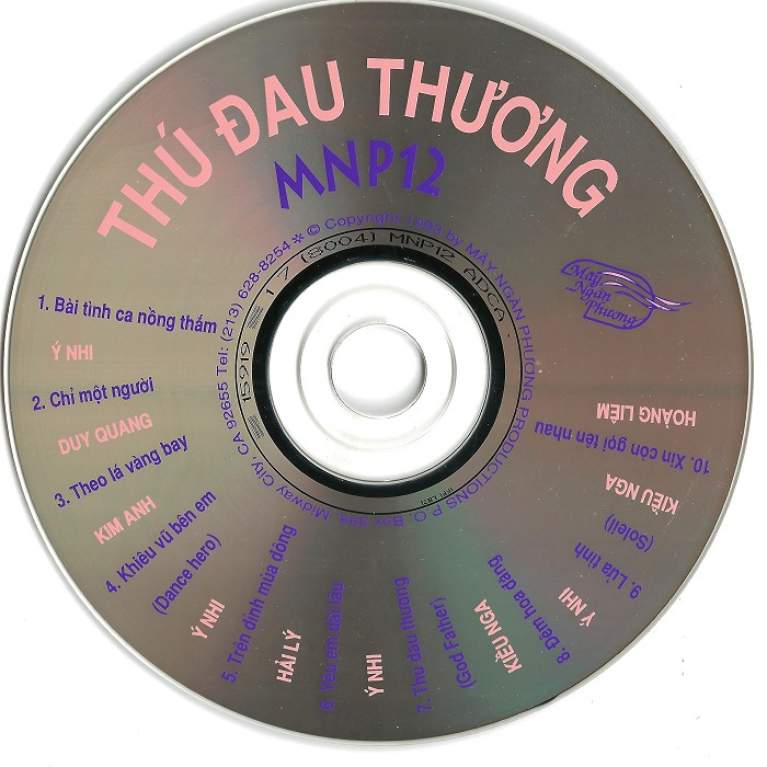 Mây Ngàn Phương CD 012 - Thú Đau Thương
