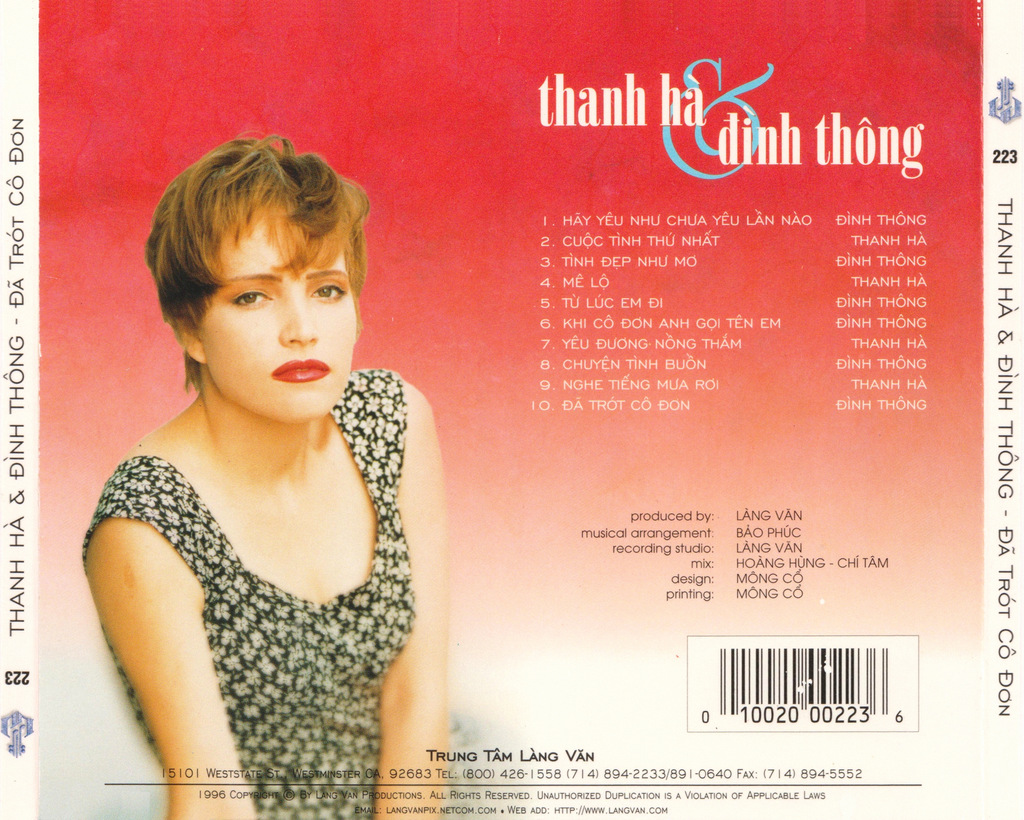 Làng Văn CD223 - Đã Trót Cô Đơn