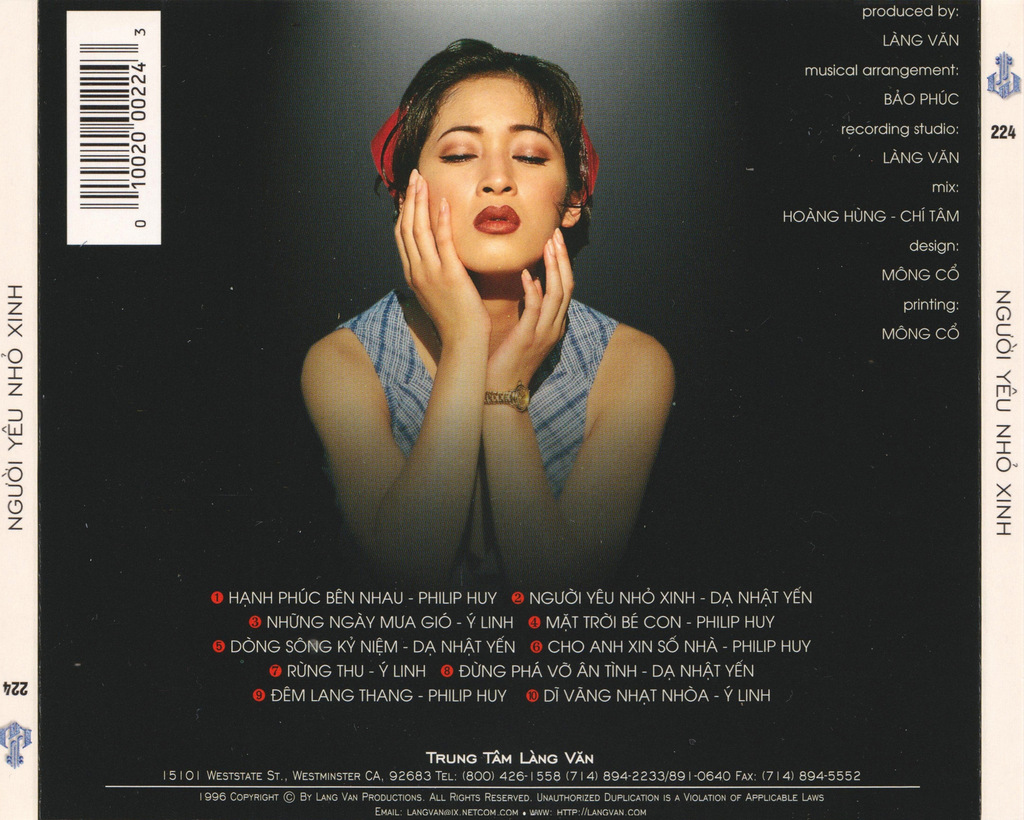 Làng Văn CD224 - Người Yêu Nhỏ Xinh