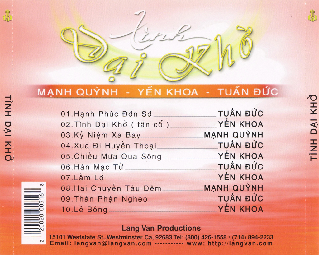 Làng Văn CD316 - Tình Dại Khờ