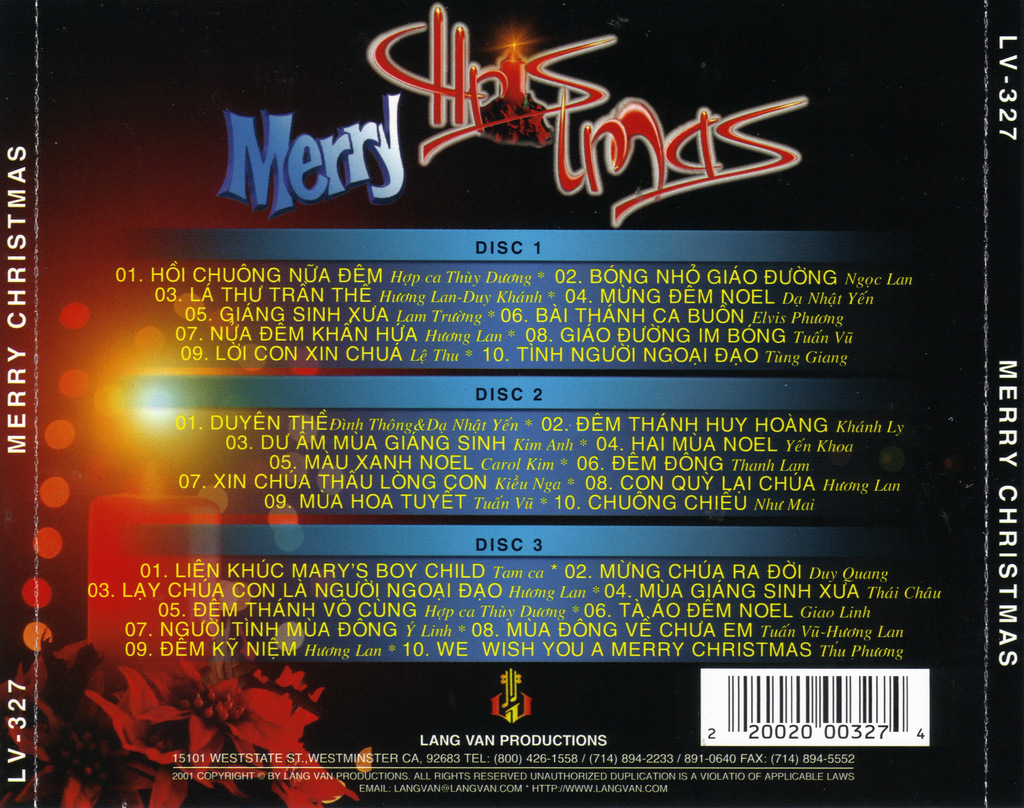 Làng Văn CD327 - Merry Christmas