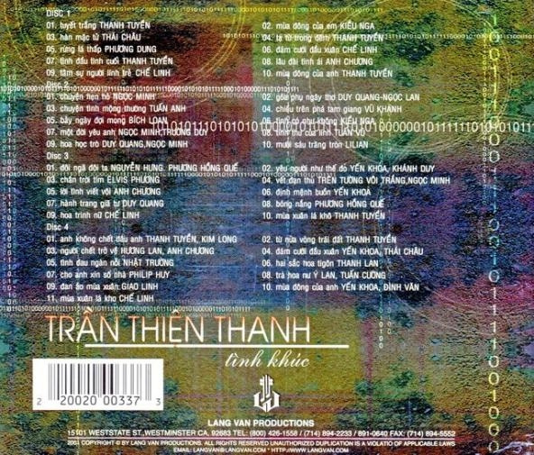 Làng Văn CD337 - Tình Khúc Trần Thiện Thanh