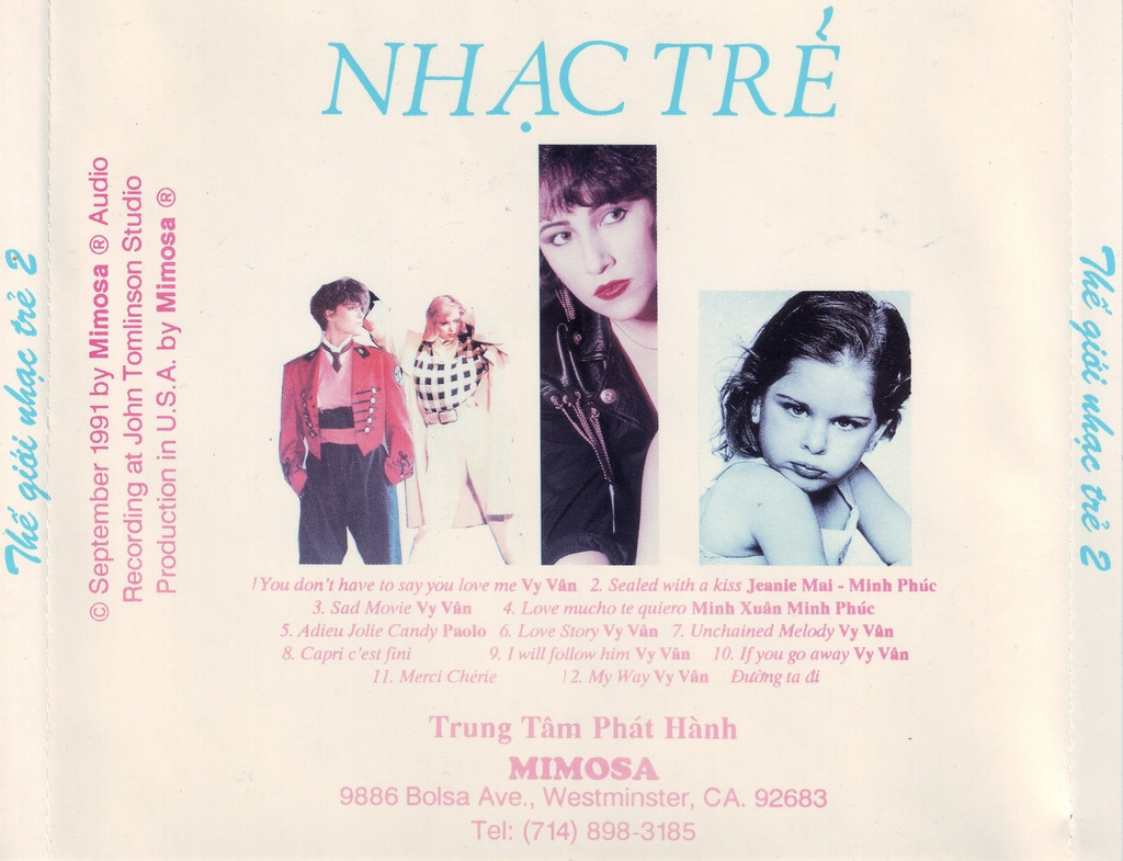 Mimosa CD016 - Thế Giới Nhạc Trẻ 2