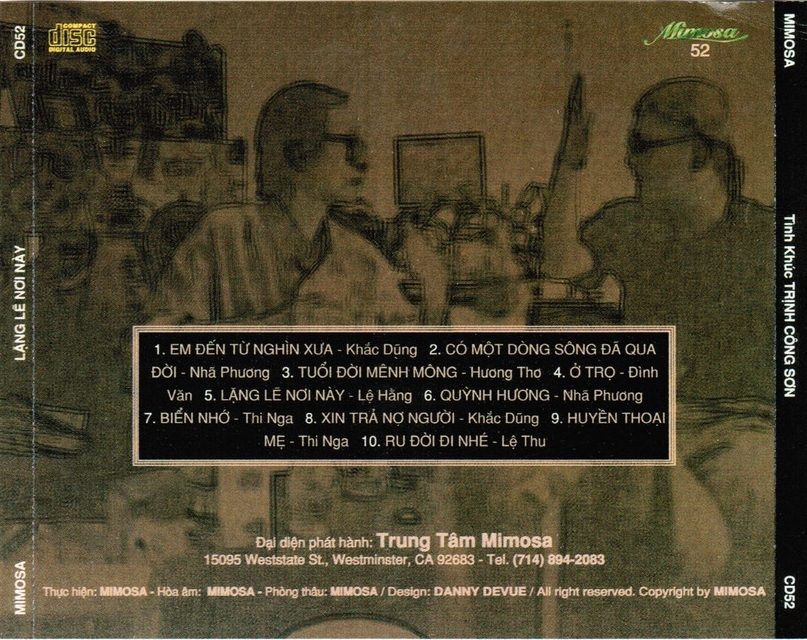 Mimosa CD052 - Lặng Lẽ Nơi Này