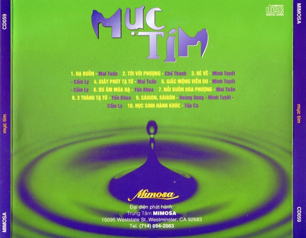 Mimosa CD059 - Mực Tím