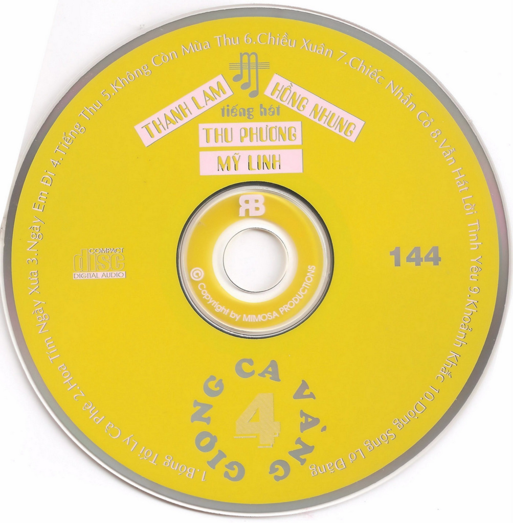 Mimosa CD144 - 04 Giọng Ca Vàng