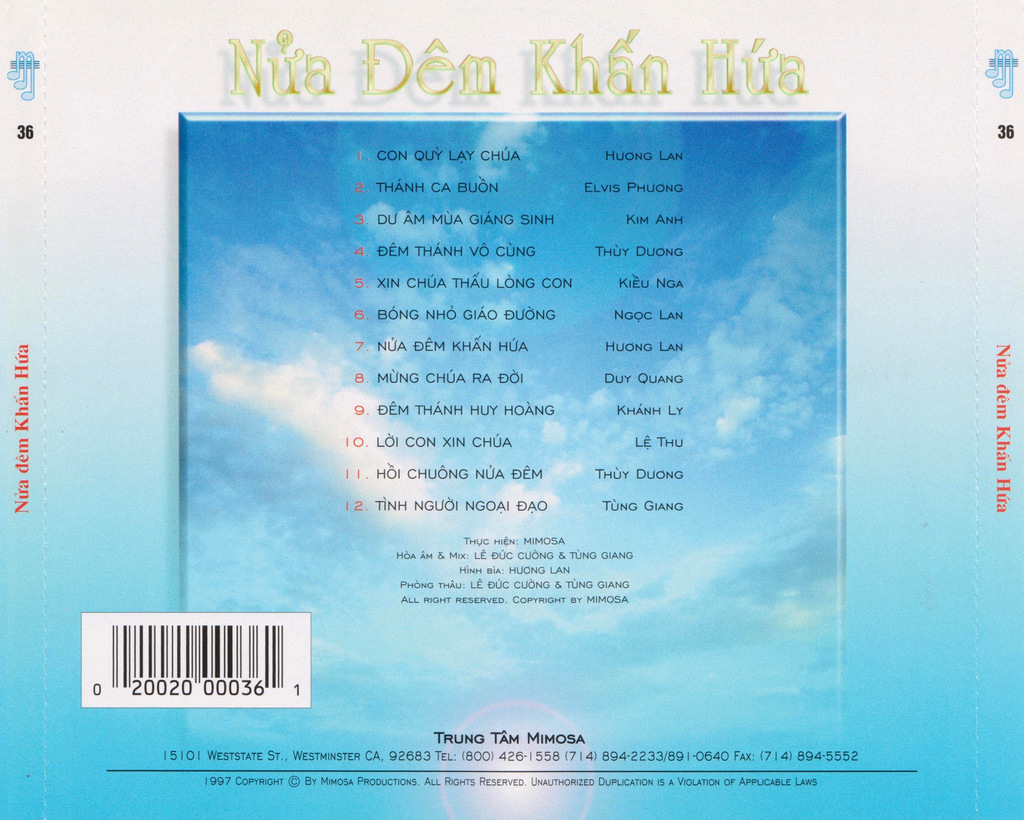 Mimosa CD36 - Nửa Đêm Khấn Hứa