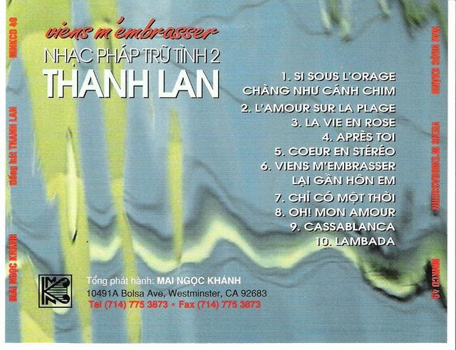 Mai Ngọc Khánh CD049 - Nhạc Pháp Trữ Tình 2