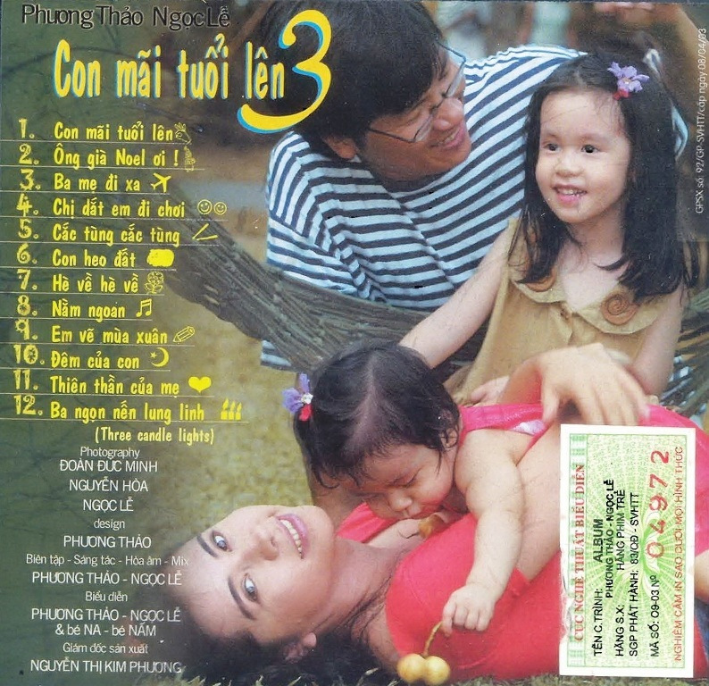Hãng Phim Trẻ CD - Con Mãi Tuổi Lên Ba - Phương Thảo, Ngọc Lễ