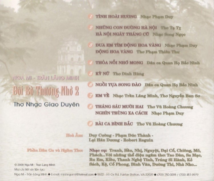 Đôi Bờ Thương Nhớ 2 - Nga Mi, Trần Lãng Minh