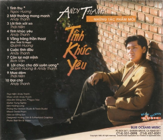 Tình Khúc Yêu - Andy Thanh Những Tác Phẩm Mới (Blue Ocean CD)