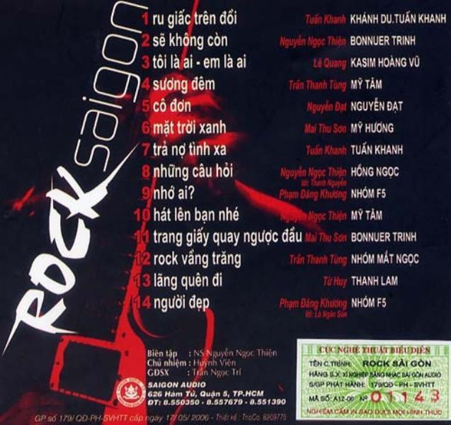 Rock Saigon (Sài Gòn CD)