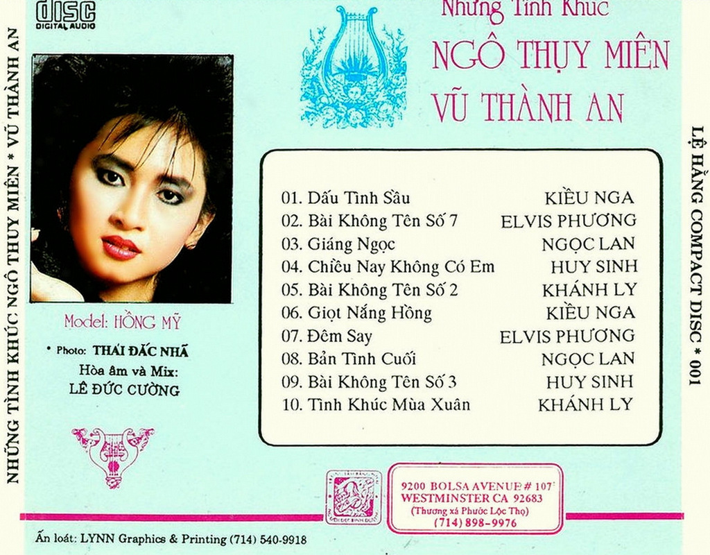 Người Đẹp Bình Dương CD - Tình Khúc Vũ Thành An, Ngô Thụy Miên