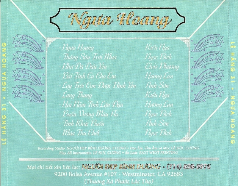 Lệ Hằng CD031 - Ngựa Hoang