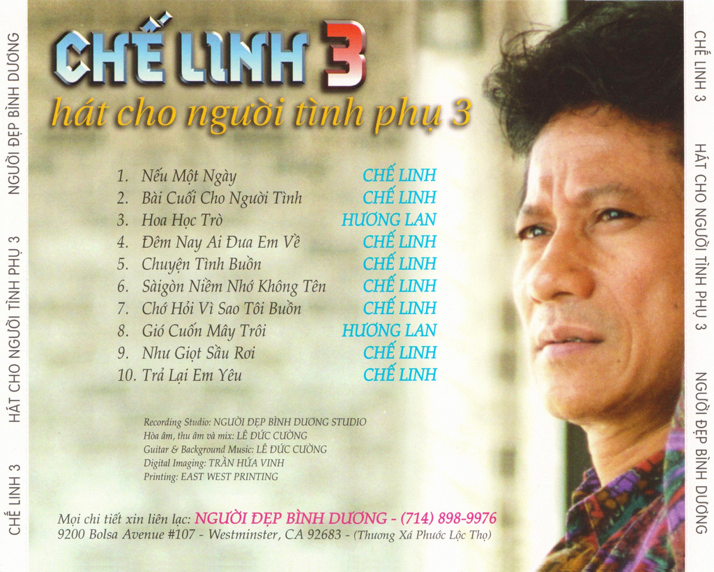 Người Đẹp Bình Dương CD - Hát Cho Người Tình Phụ 3