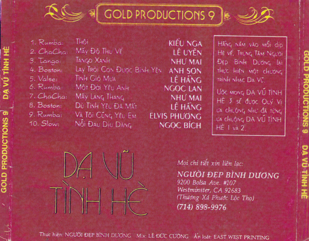 Người Đẹp Bình Dương CD - Dạ Vũ Tình Hè 3