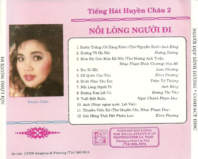 Người Đẹp Bình Dương CD - Nỗi Lòng Người Đi