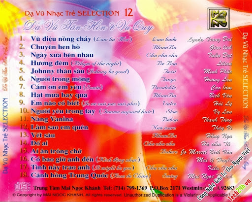 Mai Ngọc Khánh CD 083 - Kỷ Niệm Hôn Phối
