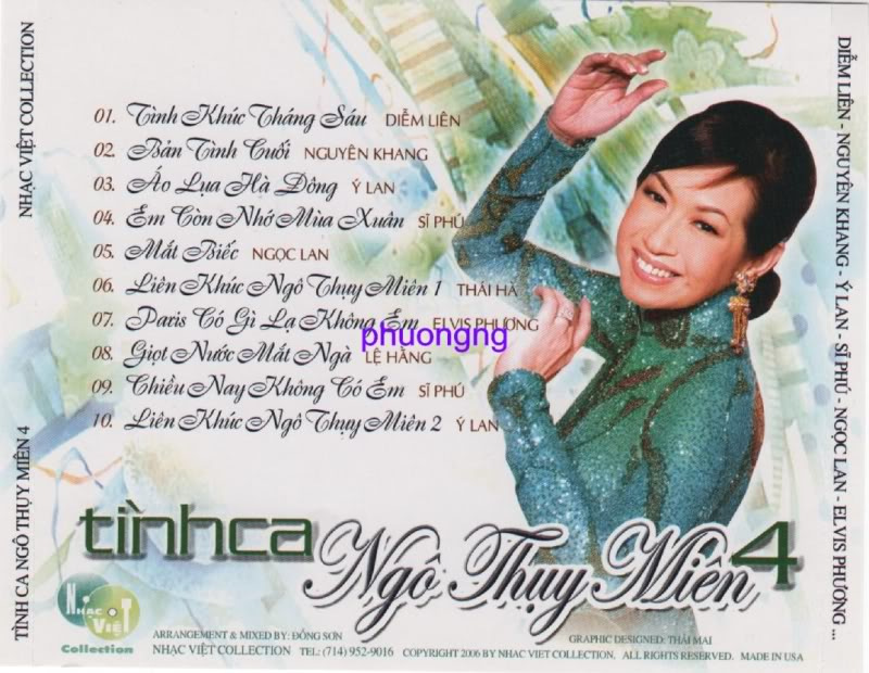 Nhạc Việt CD - Tình Ca Ngô Thụy Miên 4