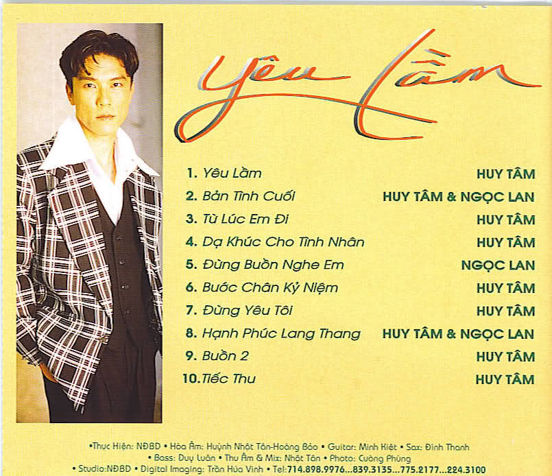 Người Đẹp Bình Dương CD - Yêu Lầm