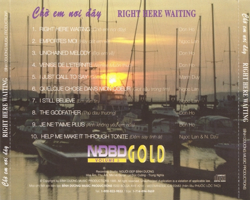 Người Đẹp Bình Dương Gold CD05 - Chờ Em Nơi Đây