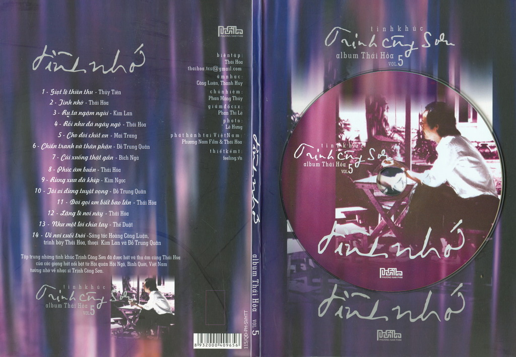 Phương Nam CD - Thái Hòa Vol. 5 - Tình Khúc Trịnh Công Sơn - Tình Nhớ
