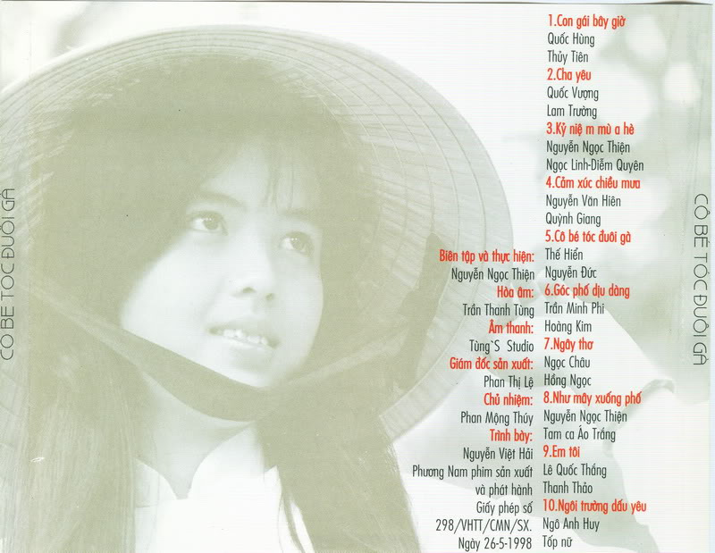 Phương Nam CD - Cô Bé Tóc Đuôi Gà