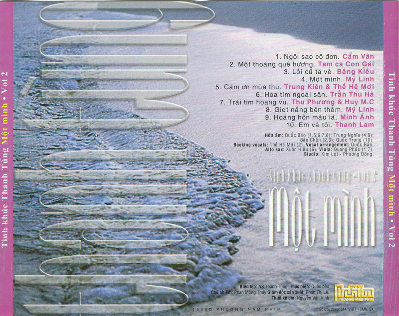 Phương Nam CD - Tình Khúc Thanh Tùng Vol 2 - Một Mình