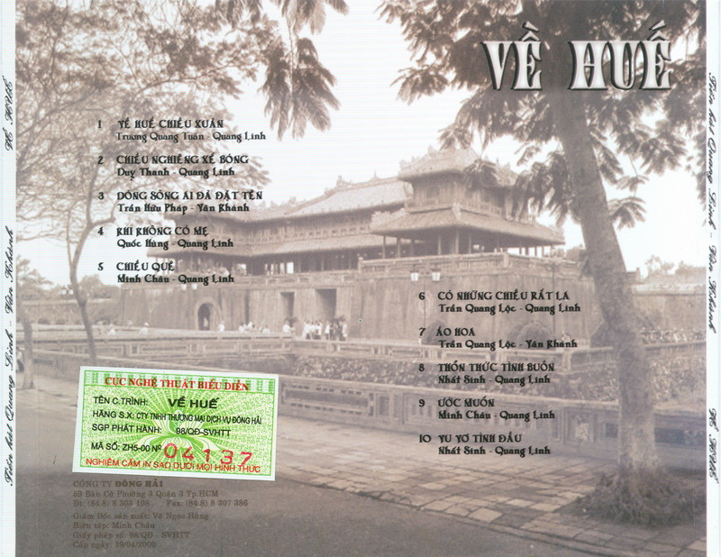 Đông Hải CD - Quang Linh, Vân Khánh - Về Huế
