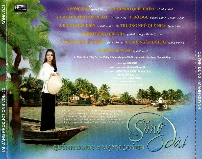 Hải Đăng CD023 - Quỳnh Dung, Mạnh Quỳnh - Sông Dài