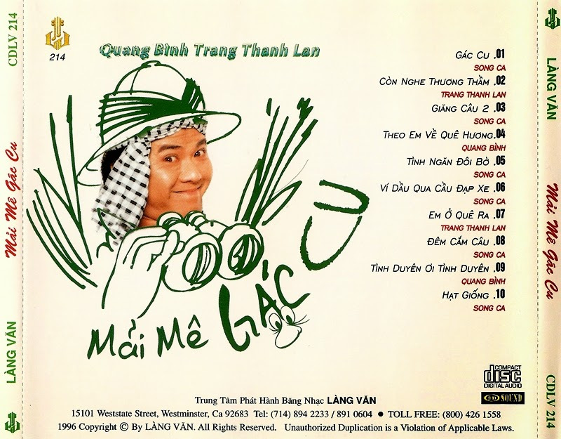 Làng Văn CD214 - Quang Bình, Trang Thanh Lan - Mải Mê Gác Cu