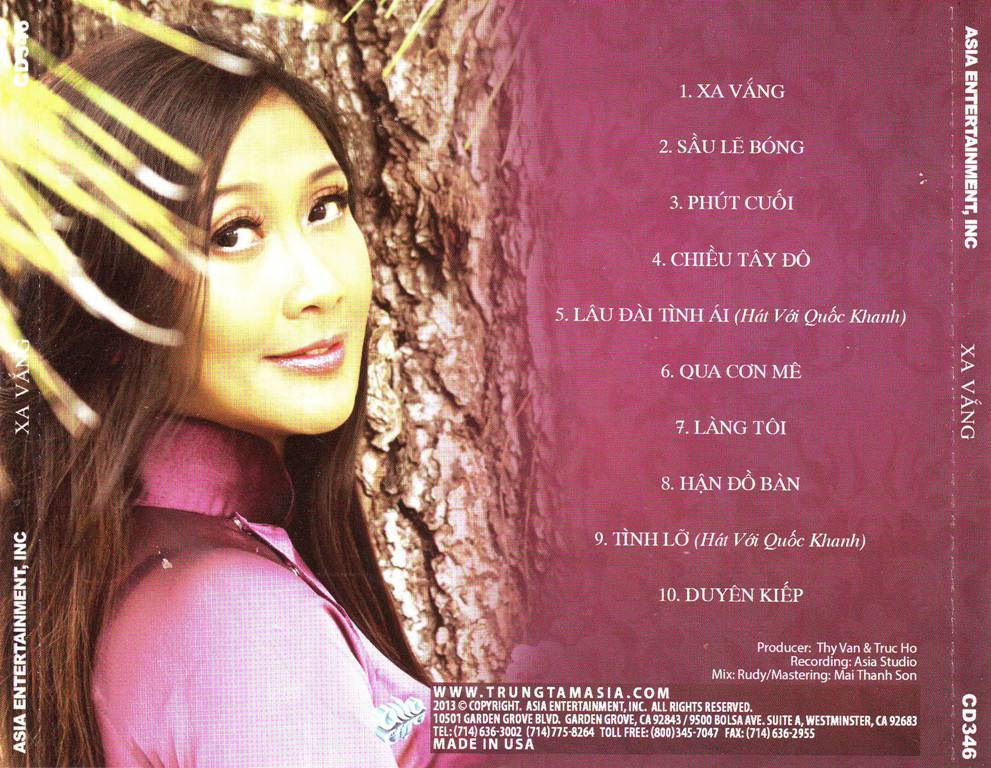 Asia CD346 - Xa Vắng - Thiên Kim